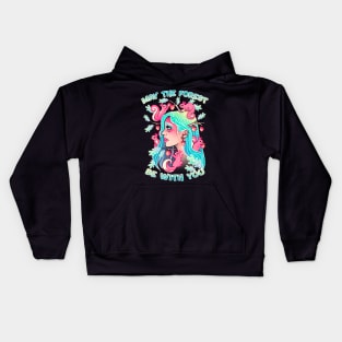 may the forest be with you Kids Hoodie